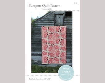 Sunspots Quilt Pattern --PDF