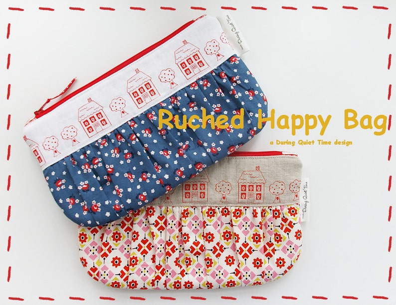 Ruched Happy Bag Pattern image 1