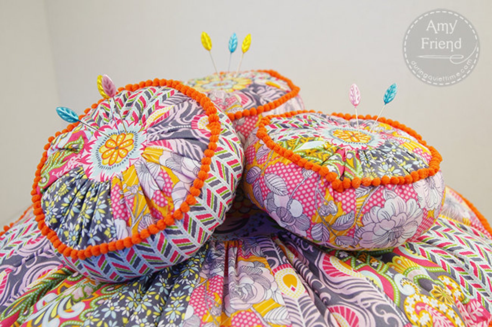Bohemian Circular Pillow and Bonus Pincushion Pattern Etsy