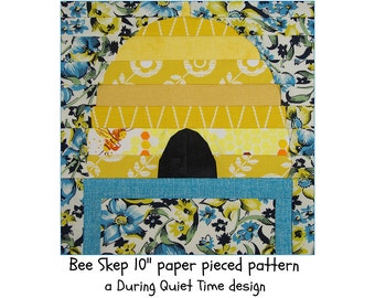 Bee Skep Paper Pieced Pattern