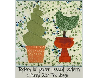 Topiary Paper Pieced Pattern