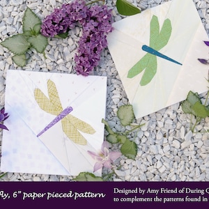 Libellula 6" modello Paper Pieced