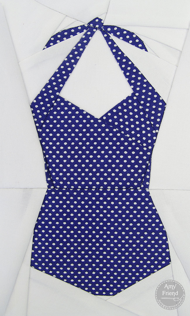 Vintage Bathing Suit Paper Pieced Pattern - Etsy