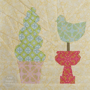 Topiary Paper Pieced Pattern image 3