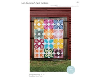 Satisfaction Quilt Pattern --PDF