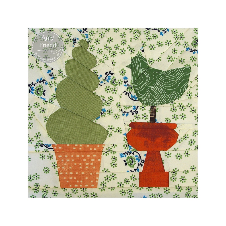 Topiary Paper Pieced Pattern image 2