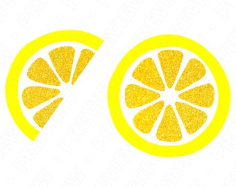Download Lemon Slice Clipart Etsy