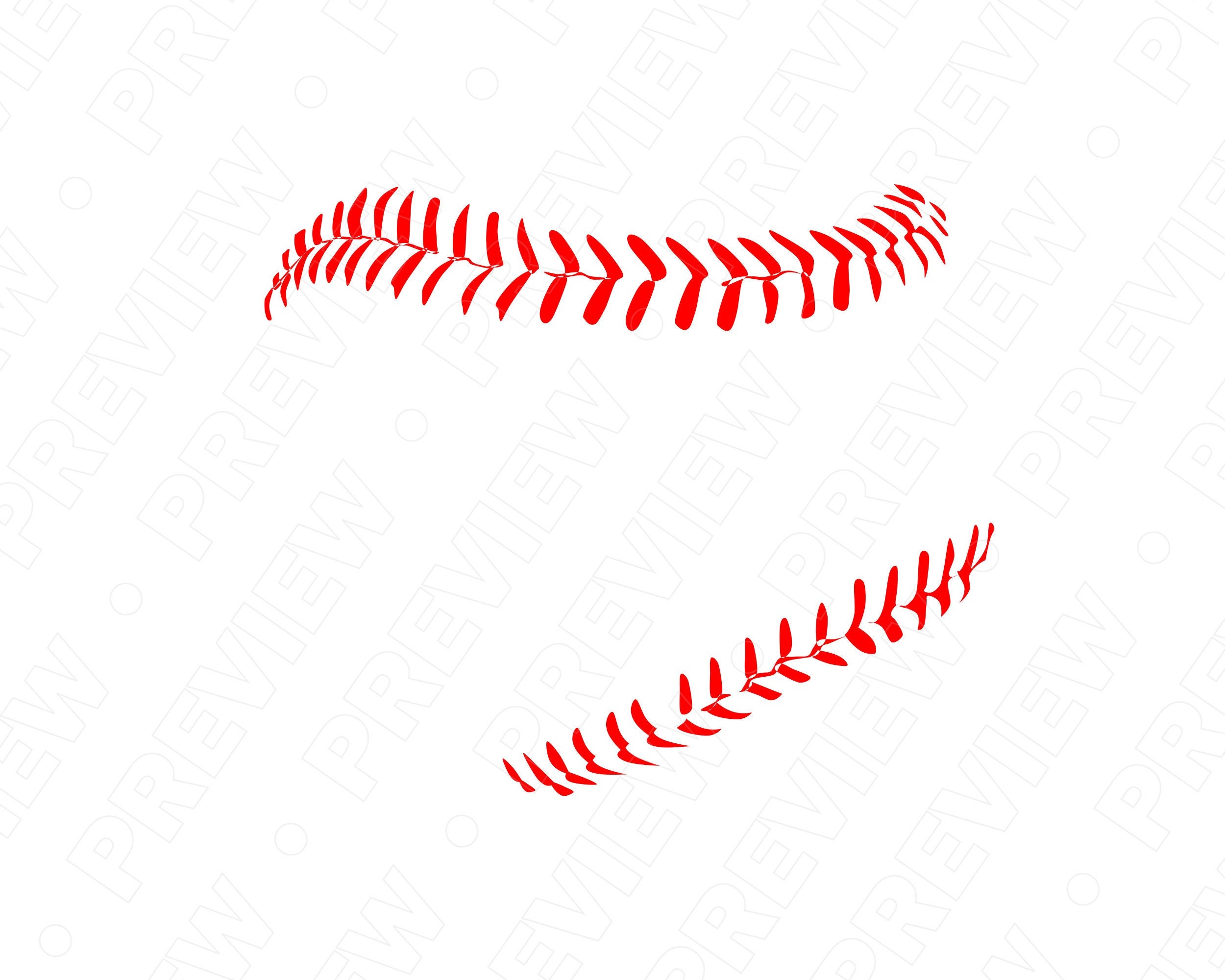 Baseball SVG Laces Clipart Graphic Baseball Laces SVG Baseball Clipart