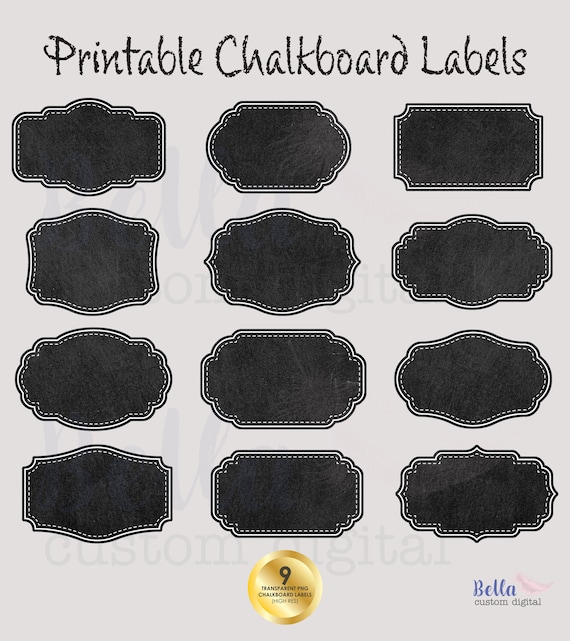 Chalkboard Labels Stickers Black Chalkboard Labels For - Temu