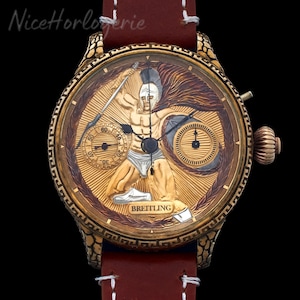 Vintage Breitling Chronograph Watch Movement, Unique Marriage Timepiece, Gift for him