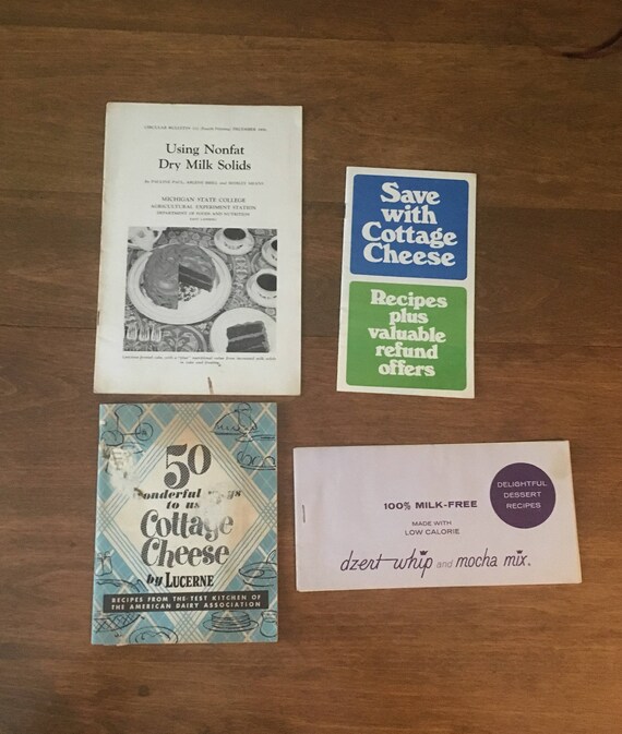 Vintage Recipe Booklets 50 Wonderful Ways To Use Cottage Etsy