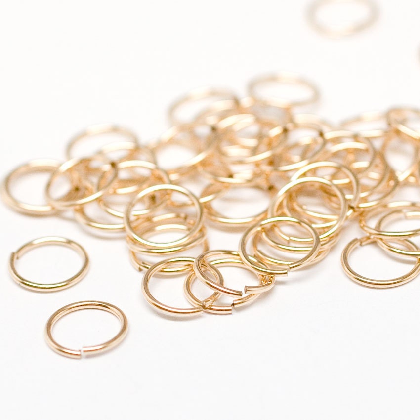 14K Gold Filled Open Jump Rings size 1.8x10 mm, Gold Filled jump rings,  Jewelry making, Jump ring, Large jump ring, Gold filled - 1 piece