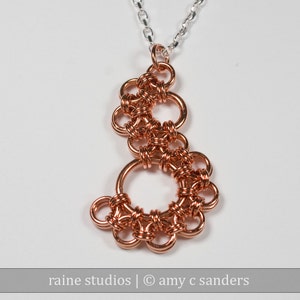 Shenandoah Pendant Chainmaille Kit in Copper image 4