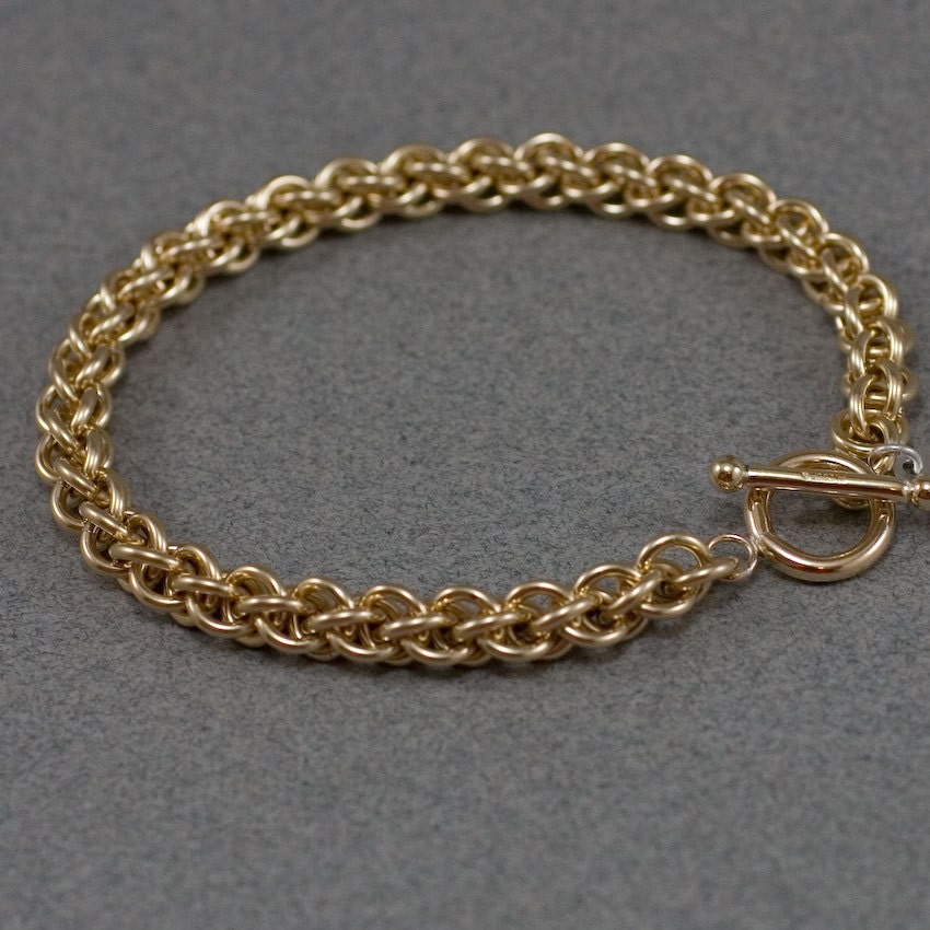 16g Jens Pind Bracelet Chainmaille Kit in Gold Fill - Etsy