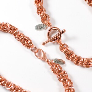 3 in 3 Chainmaille Bracelet Kit in Copper image 4