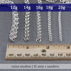 20g Jens Pind Bracelet Chainmaille Kit in Sterling Silver image 3