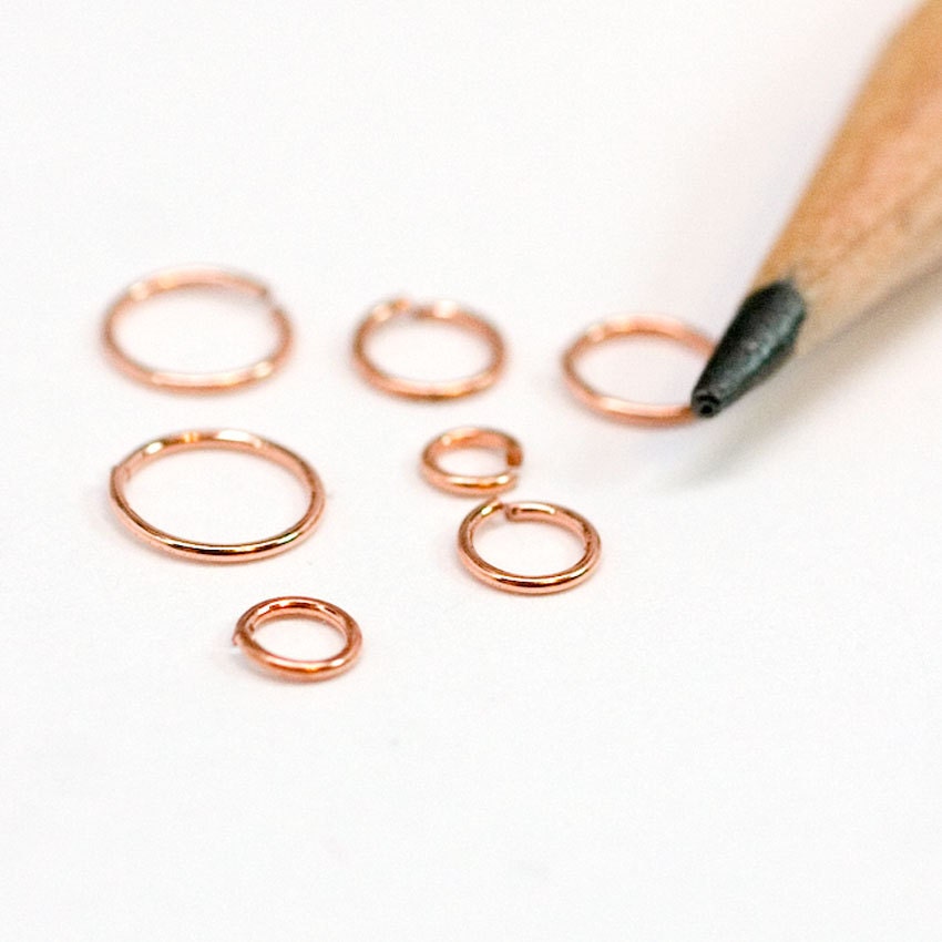 160 Pcs 20g Copper Sampler Pack Jump Rings 20 Gauge 20gsamp1