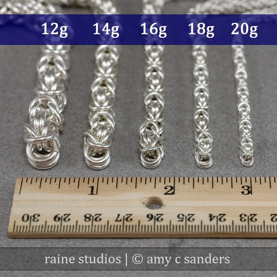 Rio Grande Sterling Silver Byzantine Chain Mail Bracelet Kit