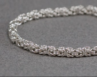 20g Byzantine Necklace Chainmaille Kit in Sterling Silver