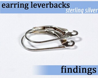 Boucles d'oreilles dormeuses en argent sterling - Boucles d'oreilles dormantes en argent sterling