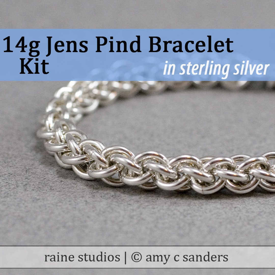 14kt Gold Fill Jens Pind Weave Chainmaille Bracelet – Harbour View Gallery