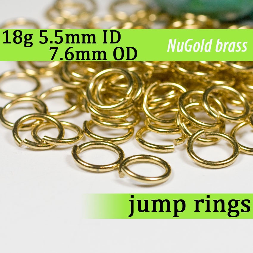 18g 2.5 Mm ID 4.6mm OD Sterling Silver Jump Rings 925 18g2.50 Open  Jumprings Links 