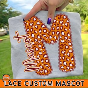 Mascote personalizada com renda em PNG, nome personalizado da equipe escolar em PNG, espírito escolar personalizado com renda em PNG, esporte personalizado em PNG, download digital
