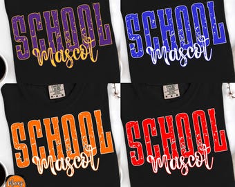 Custom school mascot Png,Custom sport png,Custom school team name png,Distressed Varsity Personalized School Spirit png,Digital Download