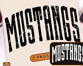 Mascotte dei Mustangs png, Mustangs universitari in difficoltà png, Mustangs football png, mascotte con abbigliamento scolastico in sublimazione png, design maglietta dei Mustangs