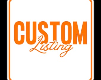 Custom Listing - 1 design per order,Digital Download