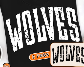 Distressed varsity wolves png,wolves football png,school spirit png mascot sublimation,wolves mascot png,spirit wear png,school sport png