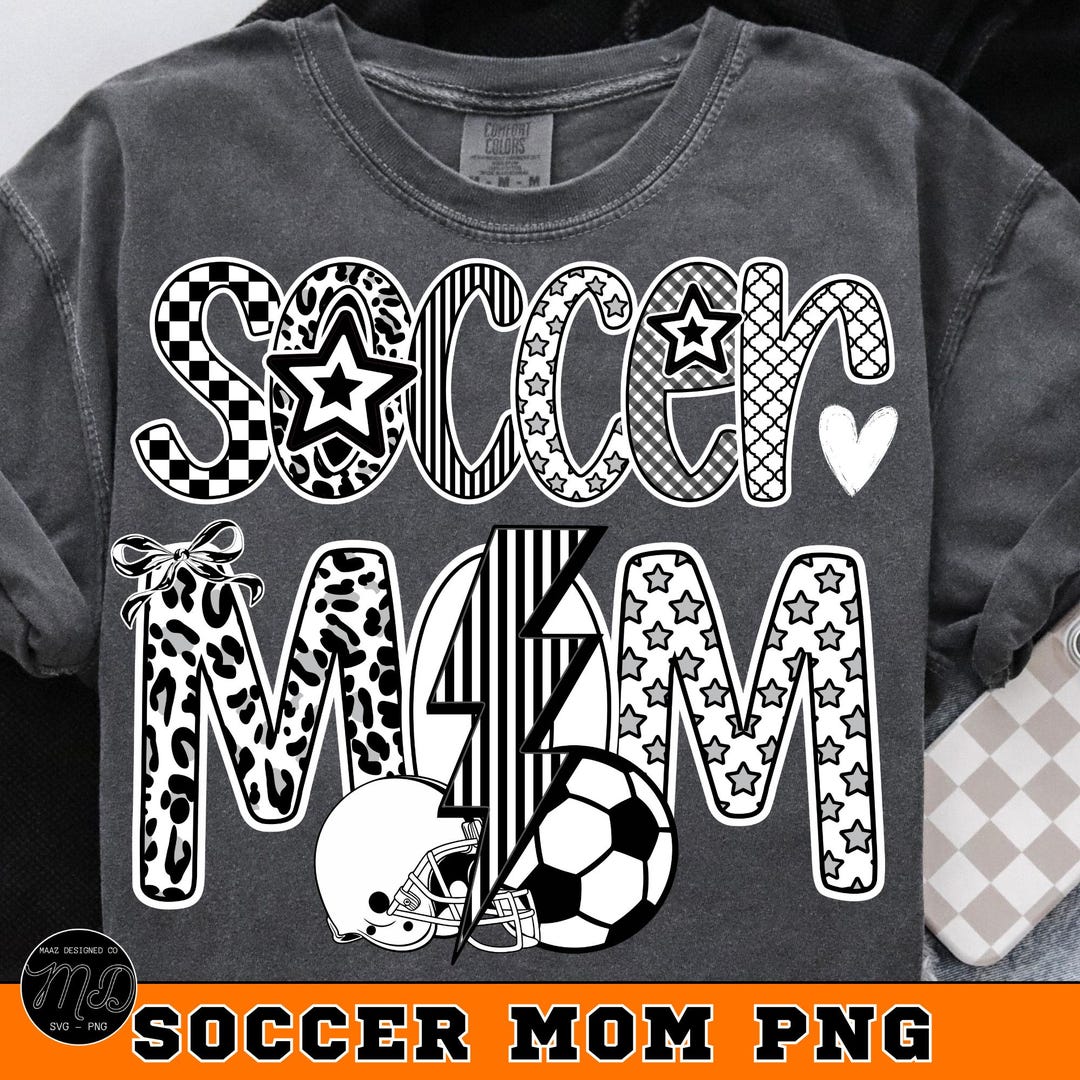 Soccer Mom Png Coquette Bow Soccer Mama Png Shirt Design Soccer Season ...