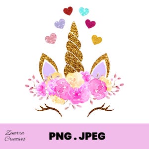 ユニコーンPng/Jpeg、ユニコーンの顔png、ユニコーンの誕生日png、ユニコーンPng、カットユニコーンpng、かわいいユニコーンの顔png、Cricut用ユニコーンカットファイル