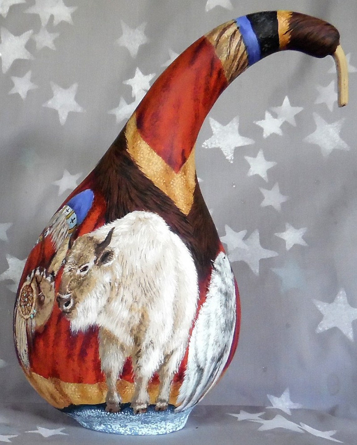 A Blend of Cultures Native American inspired Santa Claus Etsy