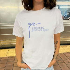 Swiftie Shirt Fangirl Tee Written By My Favorite Artists Graphic Tee  Minimalist Concert Outfit T-Shirt Unisex Vintage Style Top