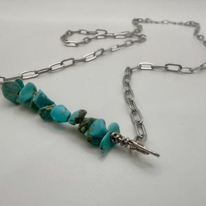 Turquoise Bar Necklace