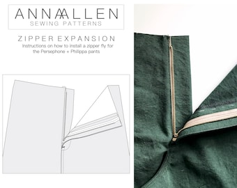 Zipper Expansion - PDF Sewing Instructions