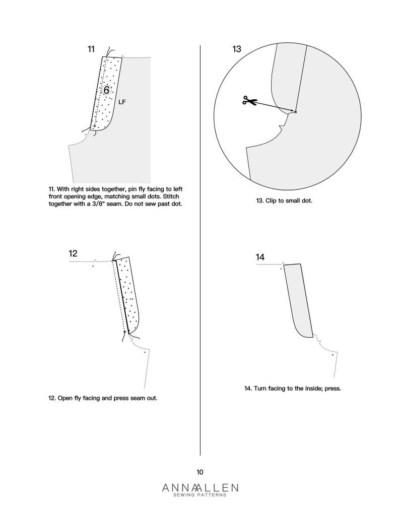 Persephone Pants and Shorts PDF Sewing Pattern Sizes 0-20 image 3