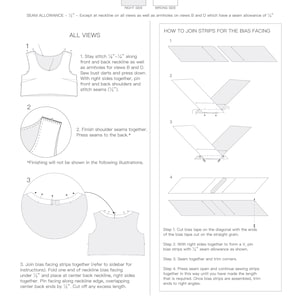 Demeter Dress Top PDF Sewing Pattern Sizes 00-22 image 3