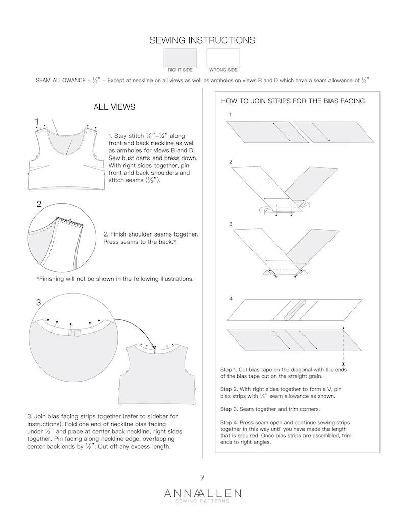 Demeter Dress Top PDF Sewing Pattern Sizes 00-22 image 3