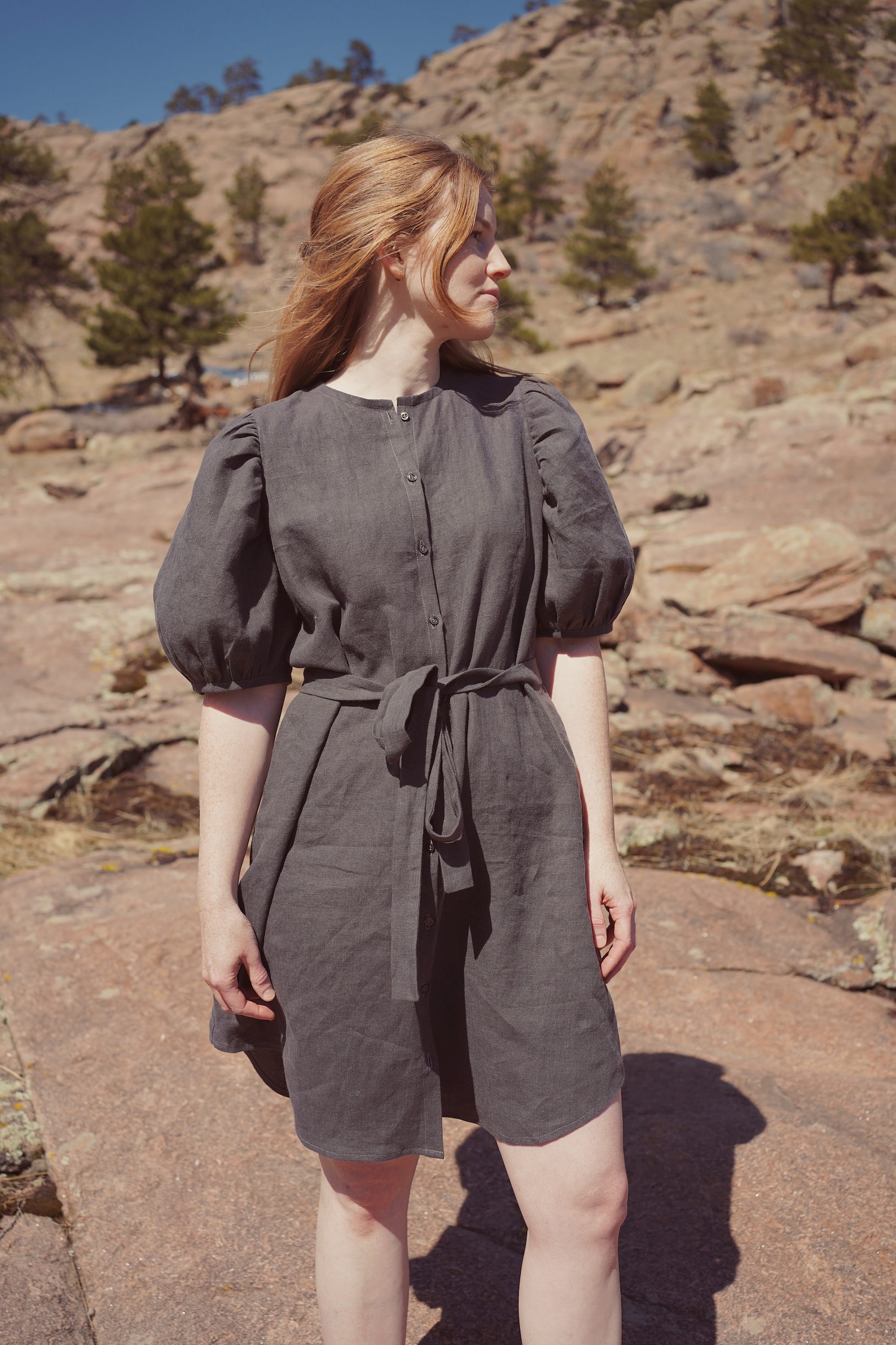 Anthea Blouse Dress PDF Sewing Pattern Sizes 00-22 - Etsy New Zealand