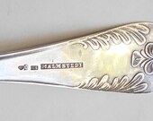 RARE 18th Century Silver Spoon handcrafted in Sweden MALMSTEDT Goteborg.
