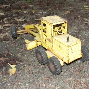 1960s TONKA Road Grader. Complete-Original-In Working Condition.