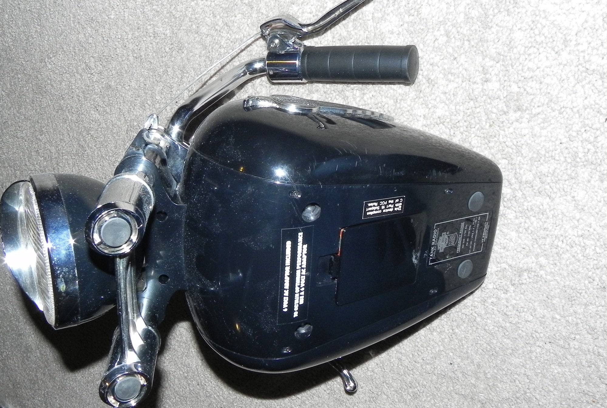 Vintage 1990s Rare Genuine HARLEY DAVIDSON Tank Am-fm Radio