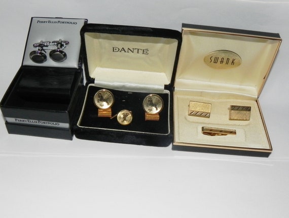 3 Most Excellent Boxed Sets of Vintage Men's Cuff… - image 1