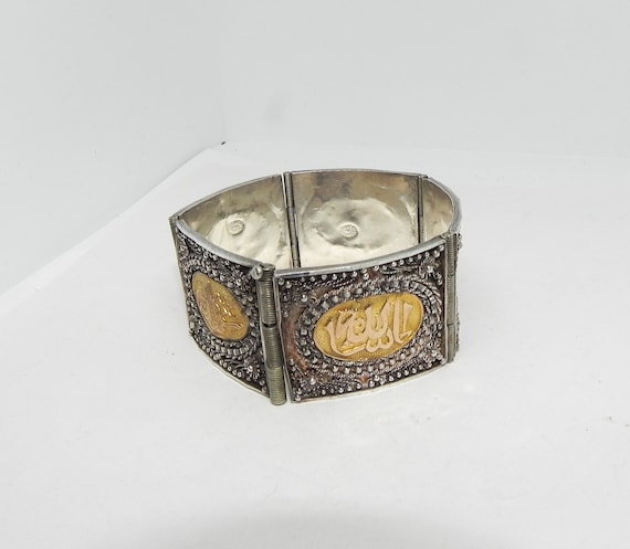 Bracelet Ottoman En Argent Sterling – Occasion, Avec Usure Du Temps