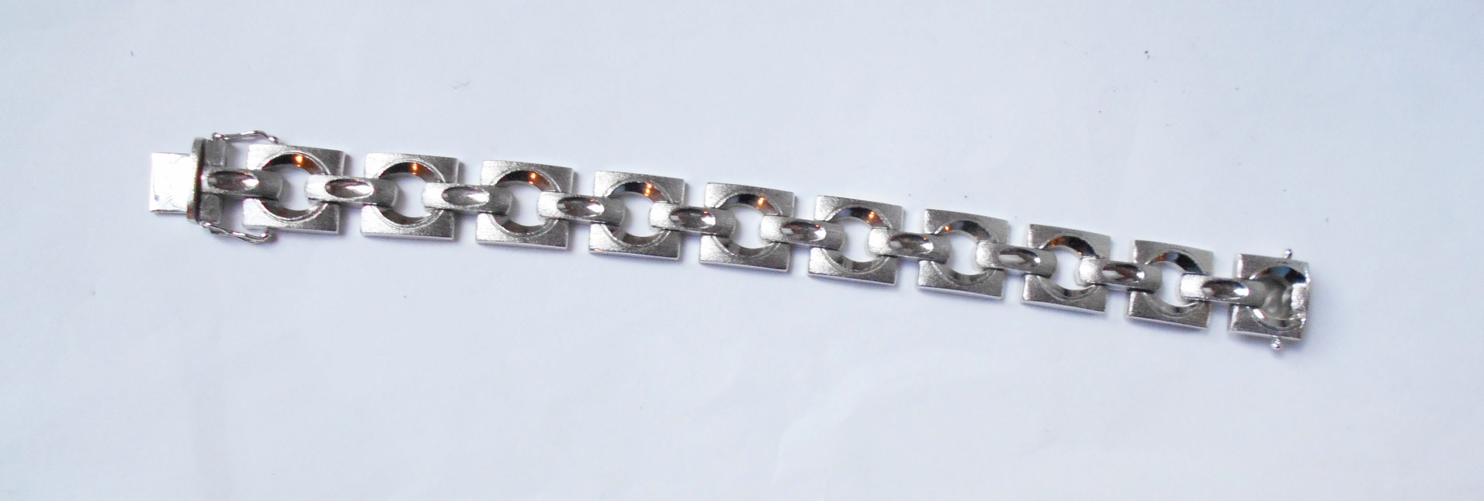 【Vintage Silver】 Square Link Bracelet s-l400.jpg