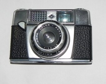 Vintage AGFA Color Agnar Ia 35mm Film Camera w/Original Case. Clean, Working, estate fresh.