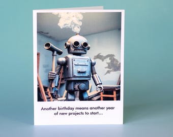 Funny Birthday card for him, project to do list, card for husband, lgbtq discreet