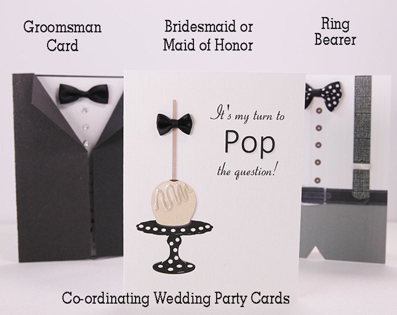 vanilla cake pop shabby chic wedding Bridesmaid proposal Will You Be My personalized wedding Bridesmaid invite wedding party